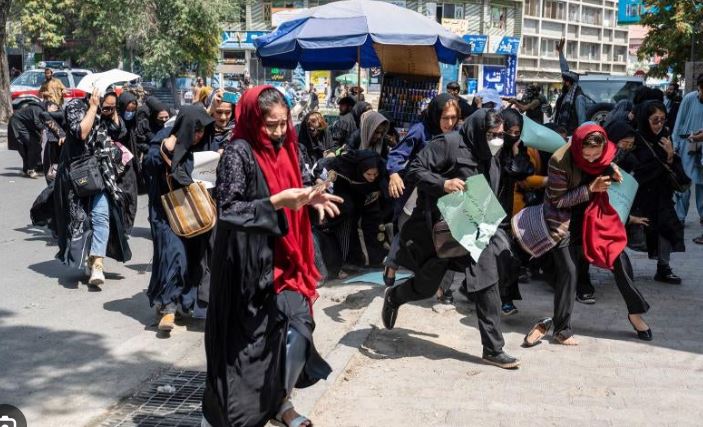 The statement of the US State Department condemning the behavior of the Taliban group in detaining a group of women and girls in Afghanistan under the pretext of "bad hijab";