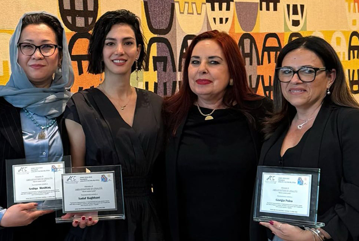 Sediqa Mushtaq Receives Italy’s “Ambassador of Rule of Law” Award