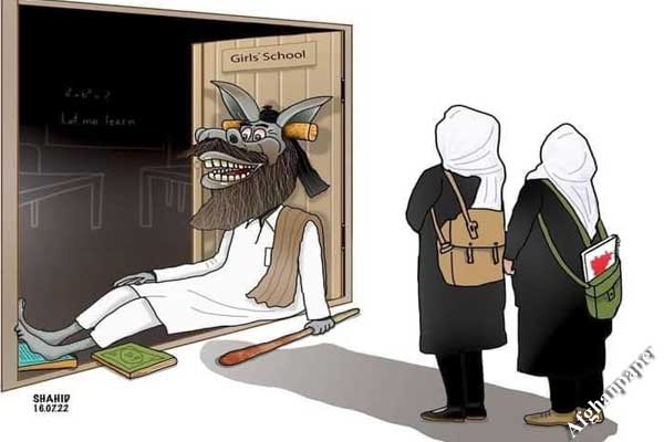 Taliban and Girls in Today’s Cartoons