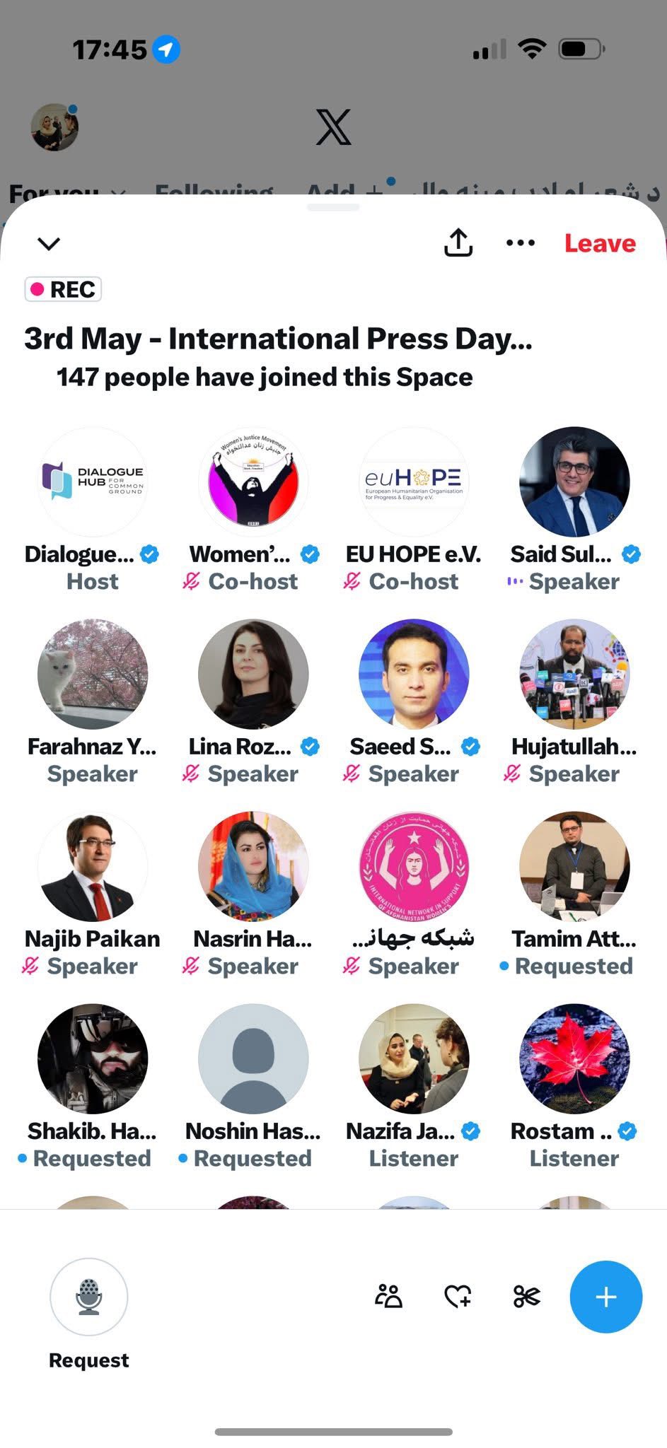 Reflections on Silence: A Comprehensive Report on the World Press Freedom Day X Space Discussion regarding Afghanistan